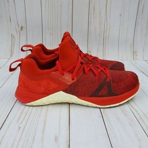 NIKE Metcon Flyknit 3 Mystic Red Running Shoes Men's Sz 9.5